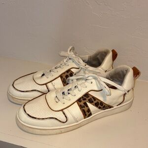 MIA Cream and Brown Sneakers